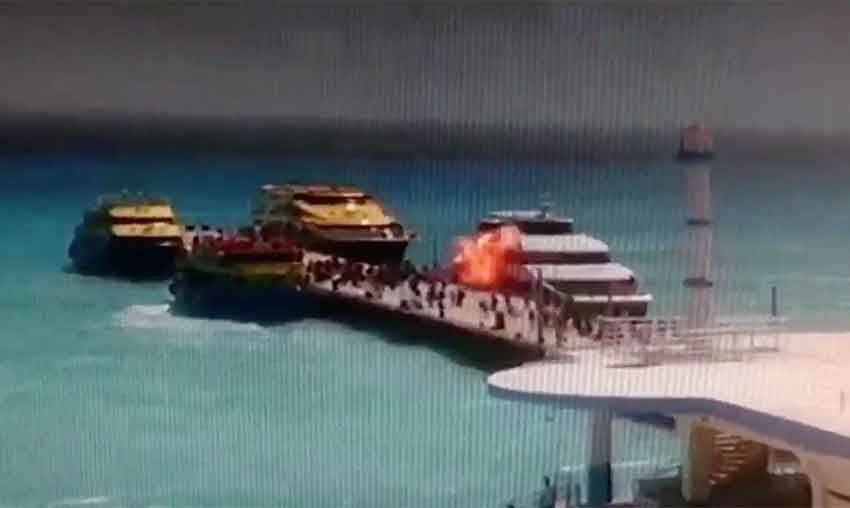 Homemade bomb was cause of ferry explosion in Playa del Carmen