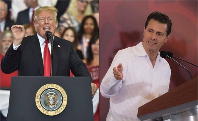 Trump and Peña Nieto: the debate resumes.