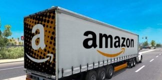 Many Amazon trucks travel in convoys to avoid robbery.