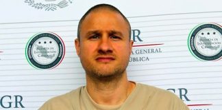 La Barbie after his arrest in Mexico.