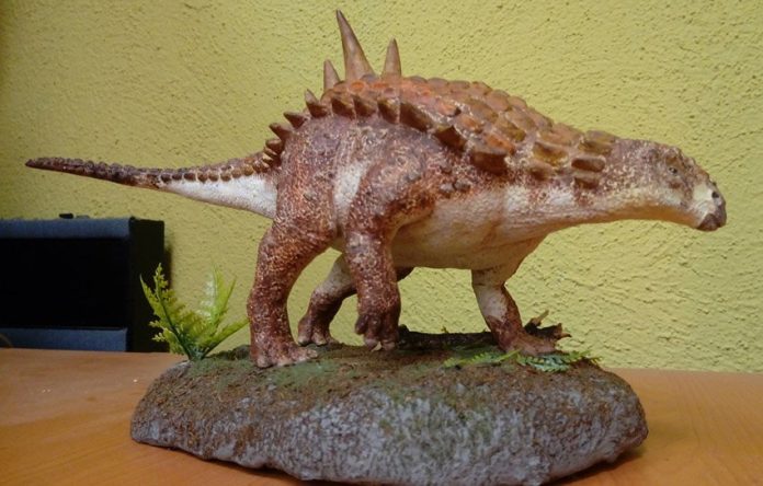 A replica of the new dinosaur species.
