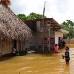 Flooding yesterday in Felipe Carrillo Puerto, Quintana Roo.