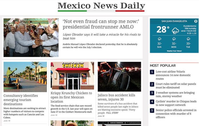 mexico news daily front page