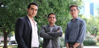 The trio of engineers behind Harvest.