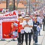 Yesterday's march in Tijuana.