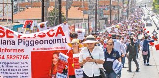 Yesterday's march in Tijuana.