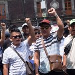 Usually it's angry teachers protesting in Oaxaca, but these are angry parents.