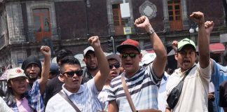 Usually it's angry teachers protesting in Oaxaca, but these are angry parents.