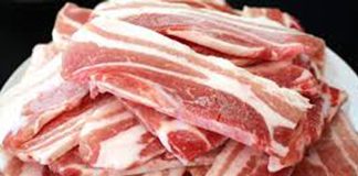 Pork belly arrived this week from Germany.