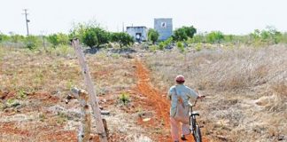 Site of a processing plant that was never built