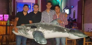 The four heroes of the train rescue.