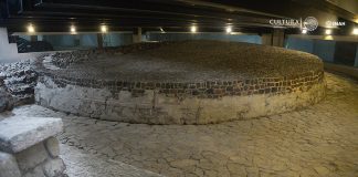 The temple that was hidden beneath a parking lot.