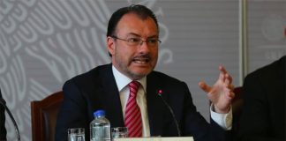 Videgaray: objections expressed through diplomatic note.