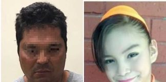 The suspect and Ana Lizbeth, whose body was found Tuesday.