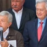 López Obrador, left, and Bartlett, right.