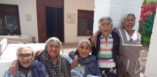 Happy senior citizens in Santo Domingo Tonalá.