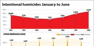 Top: statistics for first six months of each year since 2012.