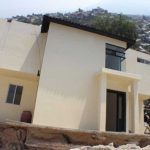 One of the houses that has collapsed in Tijuana.