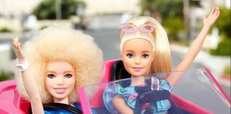 Barbie waves goodbye