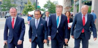 Videgaray, Guajardo, Lighthizer and Seade in Washington this week.