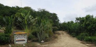 Salchi, Oaxaca, where an indigenous leader was killed yesterday.