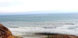 Waters off Tijuana are polluted by a sewage treatment plant.