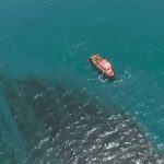 Oil in the water this week at the Pemex refinery in Salina Cruz.