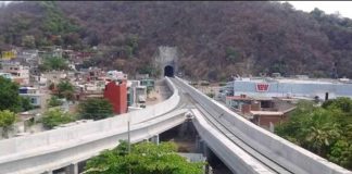 Manzanillo's new railway tunnel.