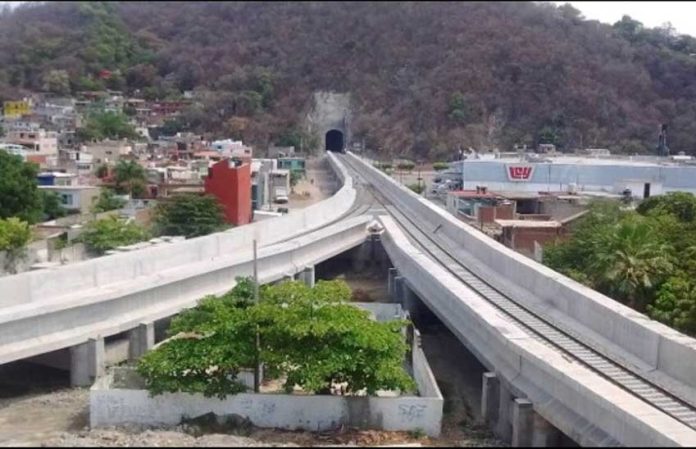 Manzanillo's new railway tunnel.