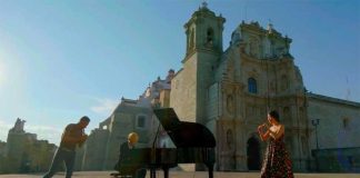 Several sites in Oaxaca were scenes for the Mexican-Korean video.