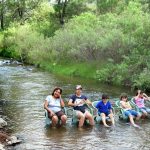A family outing in the Salty River.