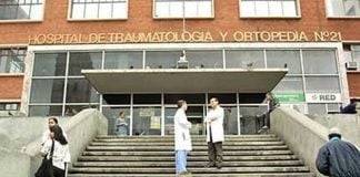 The Monterrey hospital where the operation took place.