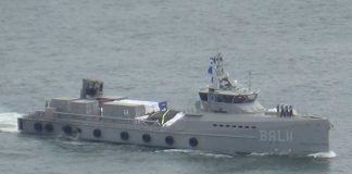 Isla María Madre was built at the Navy shipyard in Guaymas, Sonora.