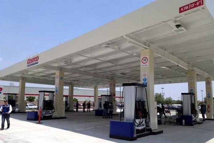 Costco has opened a gas station in Celaya, its first in Guanajuato.