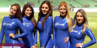 Corona girls: the beer brand has used edecanes extensively in its marketing.