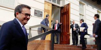 The economy secretary was looking upbeat earlier today in Washington.