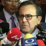 Guajardo talks to reporters about NAFTA progress.