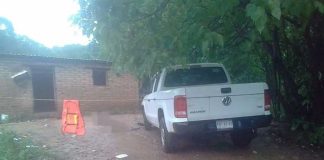 Site of a gun battle that left seven dead.