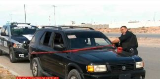 The vehicle in which two-year-old Nichole spent an estimated three hours.