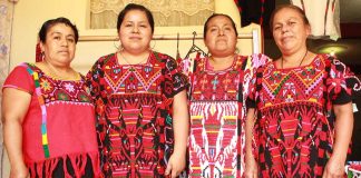 women and their huipiles.