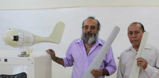 Turbine blades made from maguey waste.