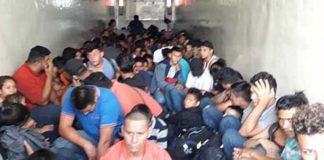 The migrants found yesterday in Nuevo León.