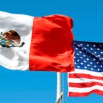 mexico us flags