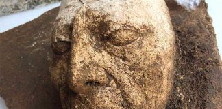 The mask believed to depict King Pakal.