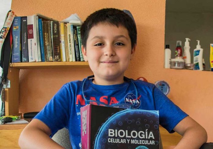 Carlos, 12, budding scientist.
