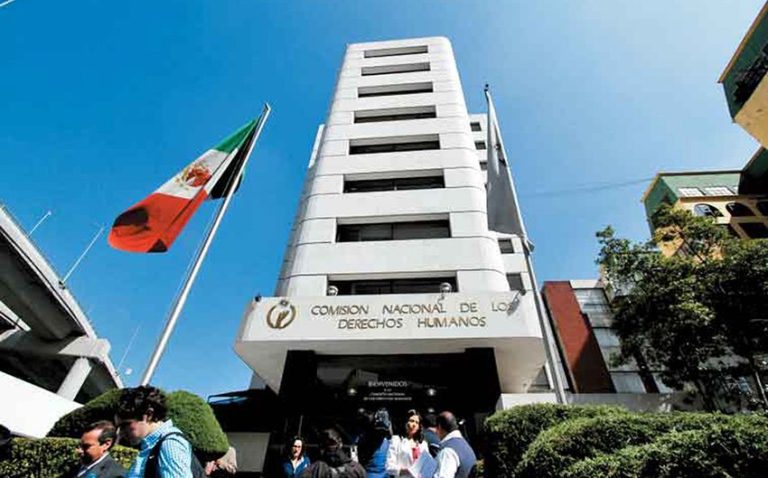 Human Rights Commission headquarters in Mexico City.