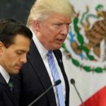 Peña Nieto and Trump in Mexico City in 2016