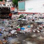 Garbage in the streets.