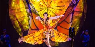 A scene from Luzia, now running in Guadalajara.