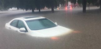 Flooding today in Sinaloa.